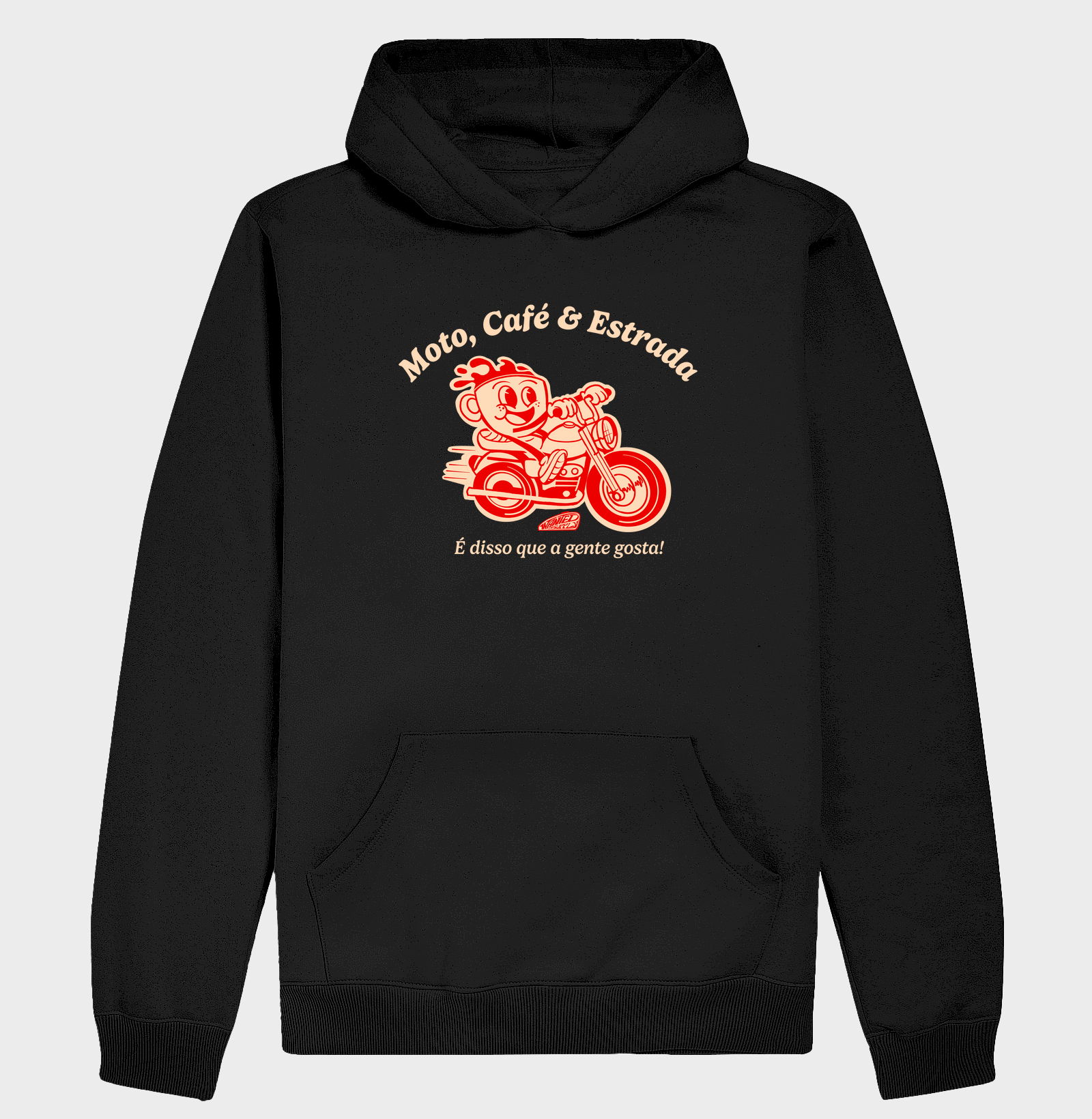 Moletom moto café e estrada retrô
