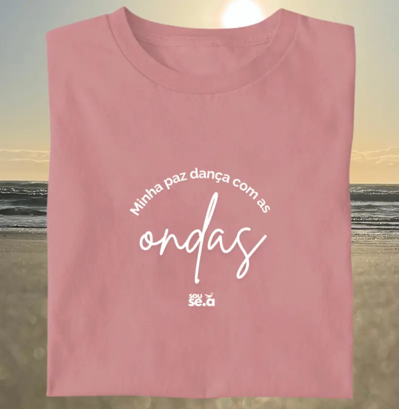 Minha paz dança com as ondas