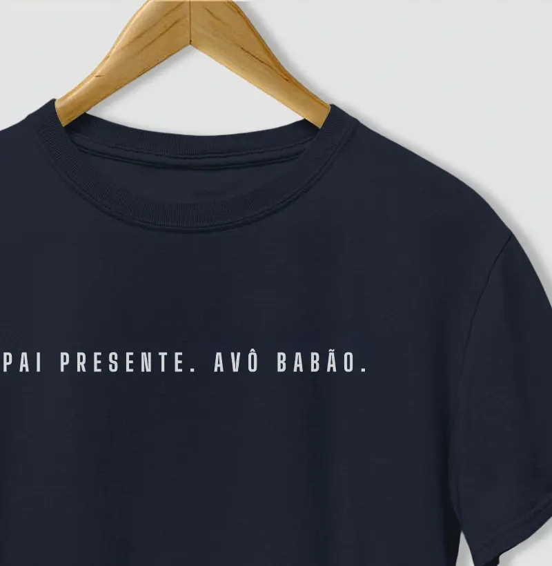 Pai presente. Avô babão.