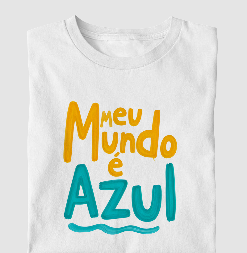 Meu mundo é azul - kids 