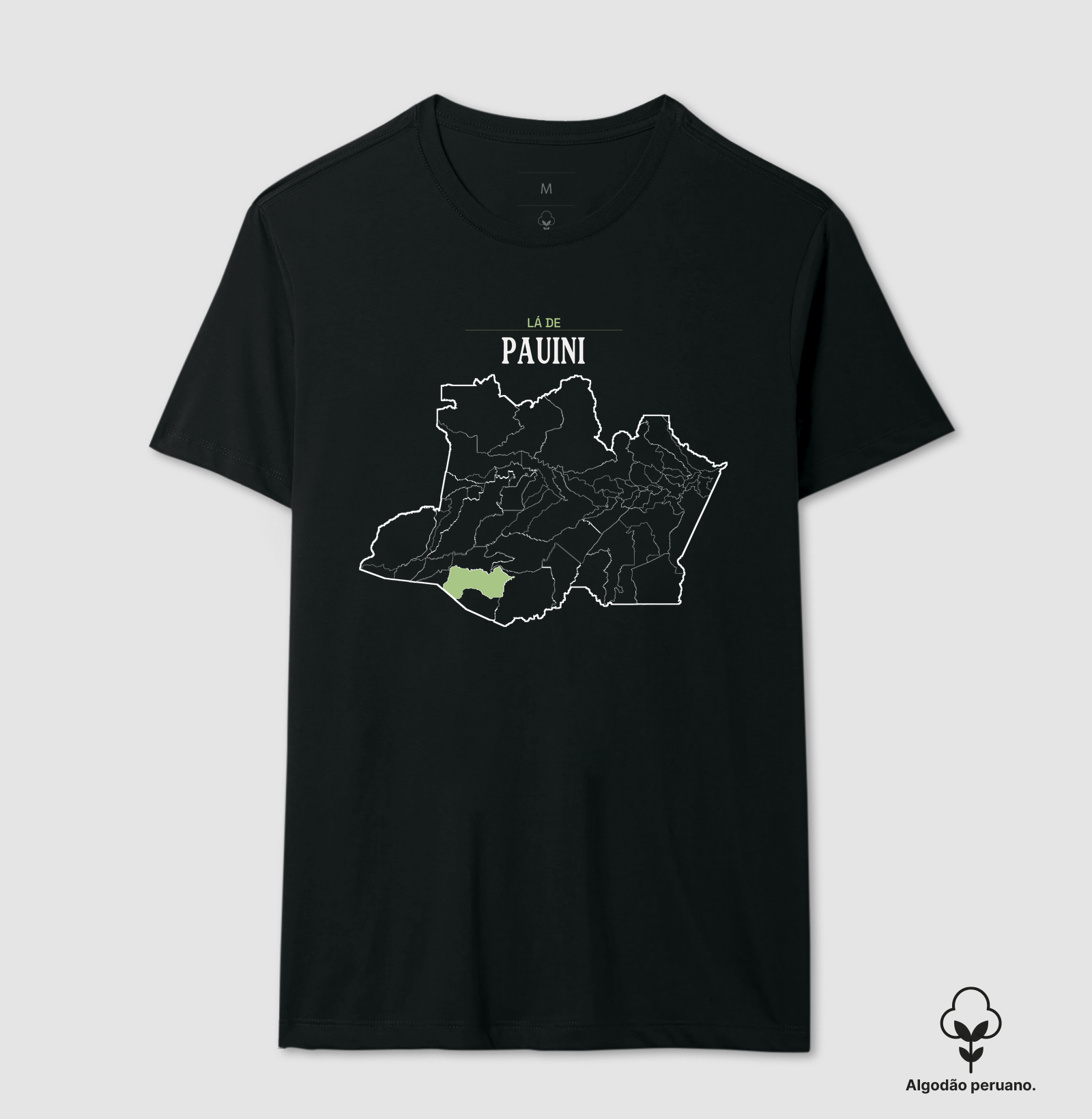 Pauini | Território AM - Camiseta Algodão Peruano