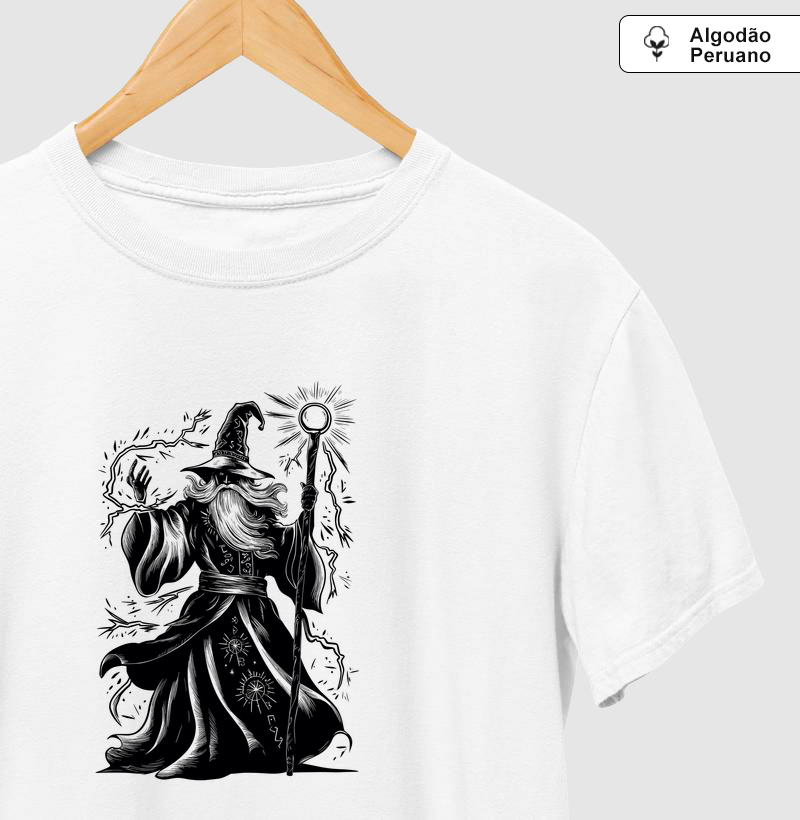 Camiseta Algodão Peruano The Wizard - Camiseta Algodão Peruano