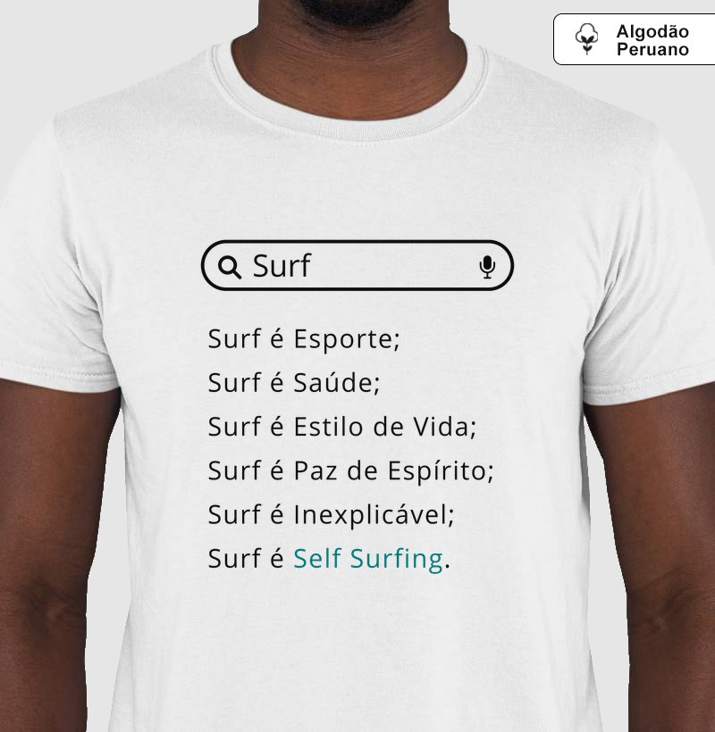SEARCH: SURF™ - Camiseta Algodão Peruano