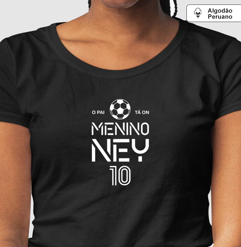 Camiseta Algodão Peruano Menino Ney