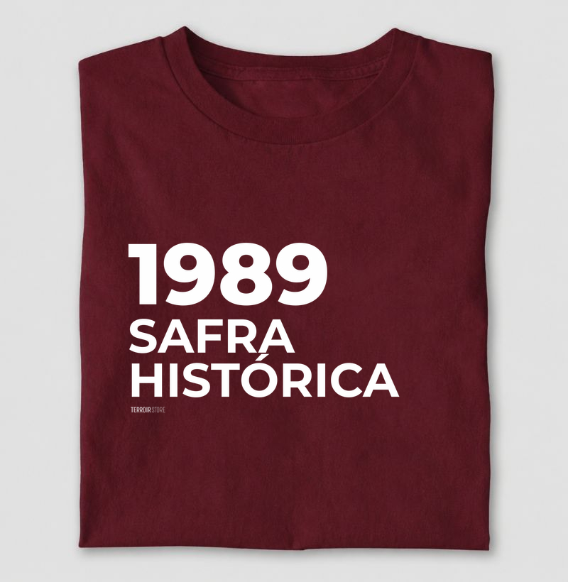 Camiseta Vinho - 1989 • Safra Histórica