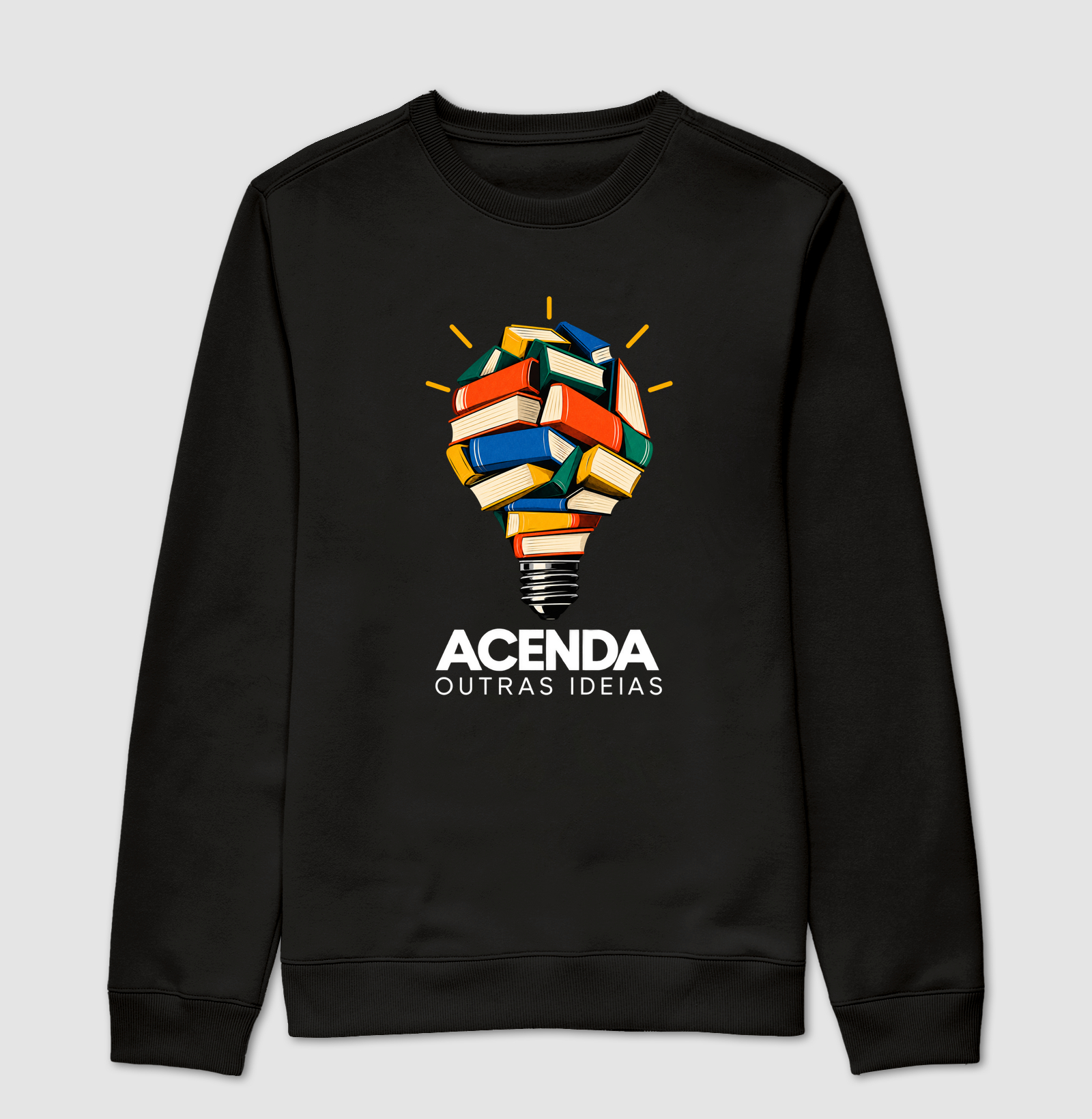 Acenda Outras Ideias - Suéter Moletom