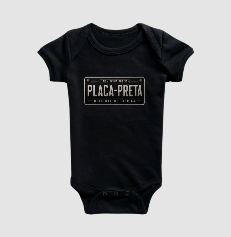 Placa Preta | Original de Fábrica | Versão 2