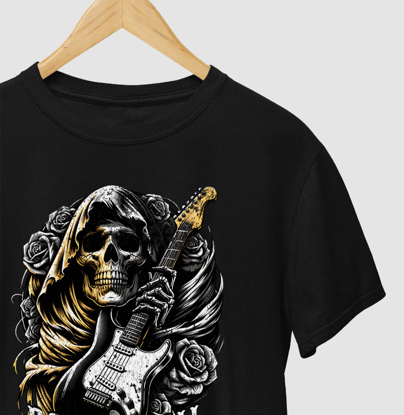 Skull Guitar Yellow