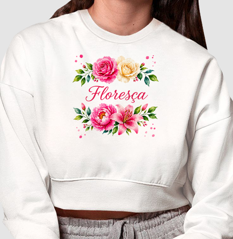 Camiseta Floresça
