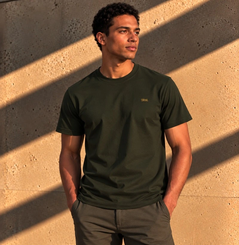 TRM Timeless Premium Green - Camiseta Algodão Peruano