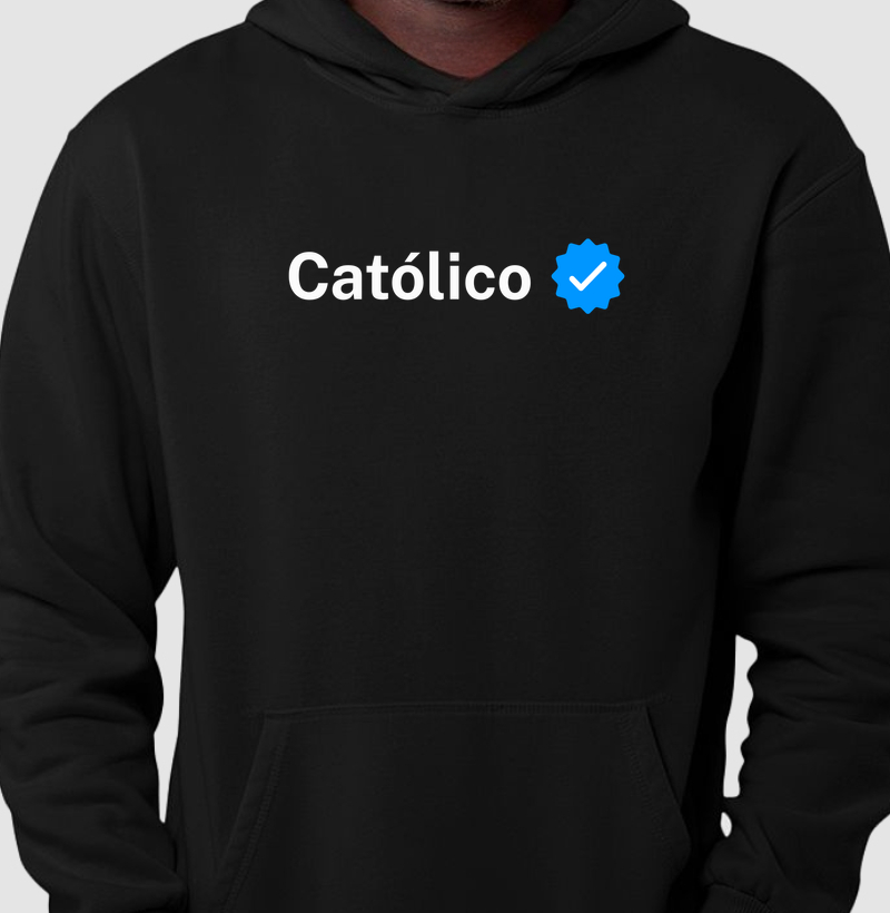 Hoodie Moletom Católico Verificado