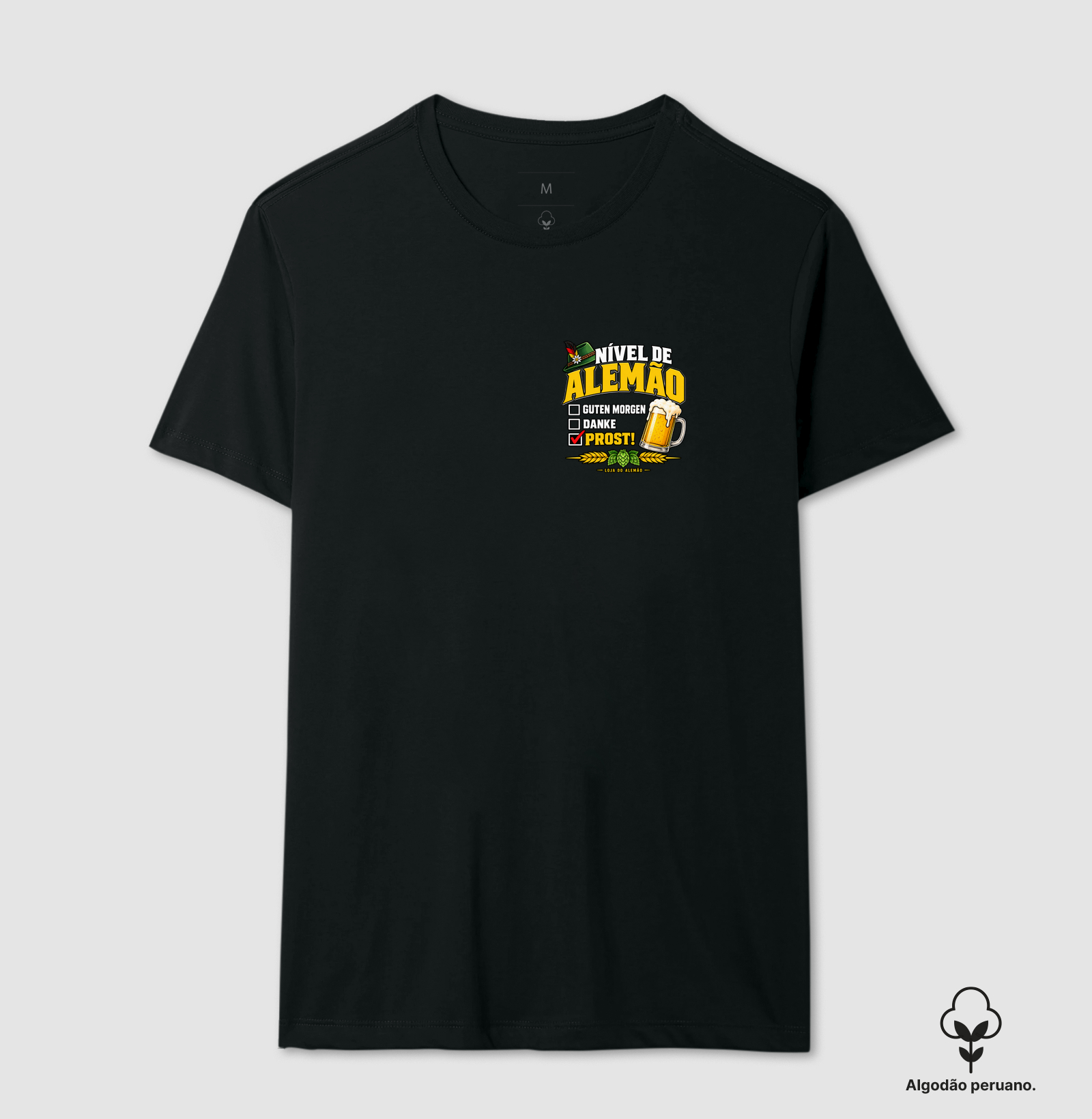 Nível de Alemão Prost Mini - Camiseta Algodão Peruano