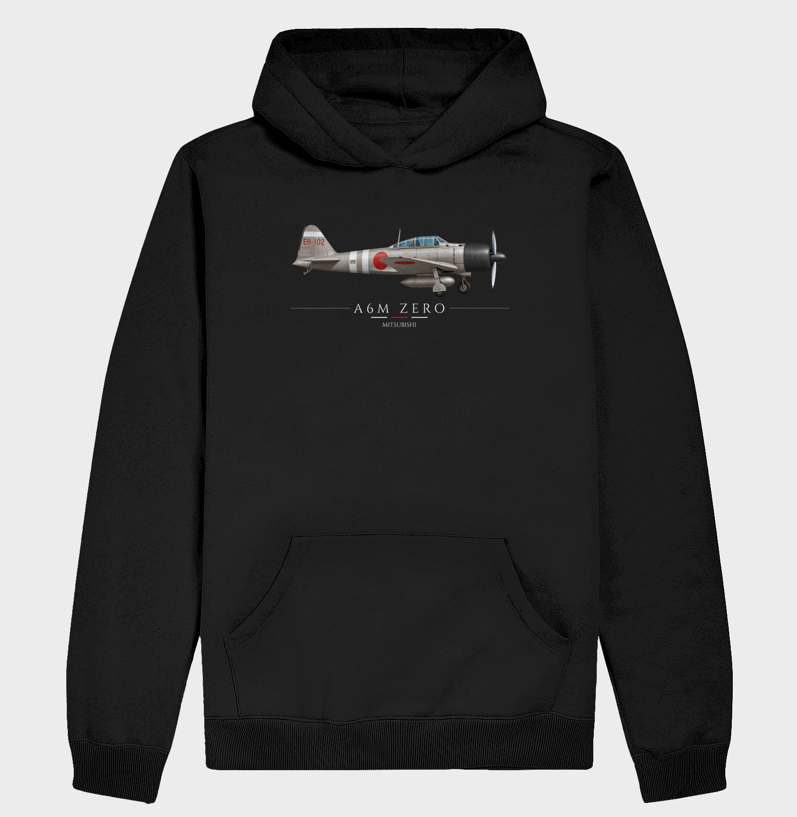 Mitsubishi A6M Zero | Profile - Hoodie Moletom