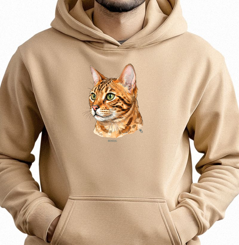 Gatos - Bengal - Moletom Hoodie