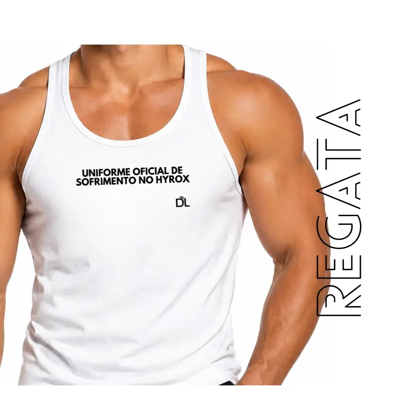 Uniforme Oficial de Sofrimento no Hyrox 2 - Regata
