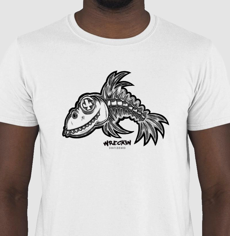 Peixe Esqueleto Masculina