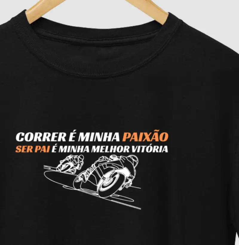 CORRER É MINHA PAIXÃO. SER PAI É MINHA MELHOR VITÓRIA