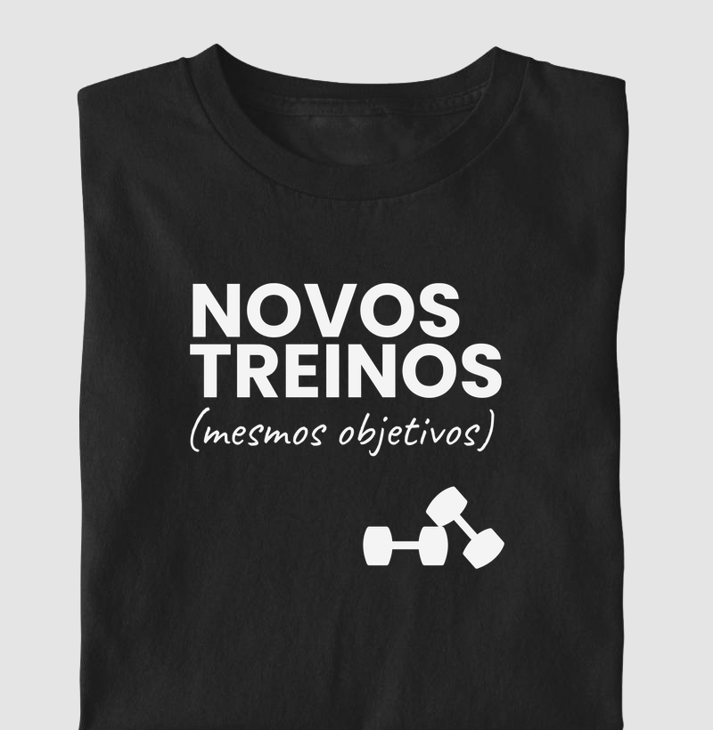 Novos treinos Mesmos objetivos
