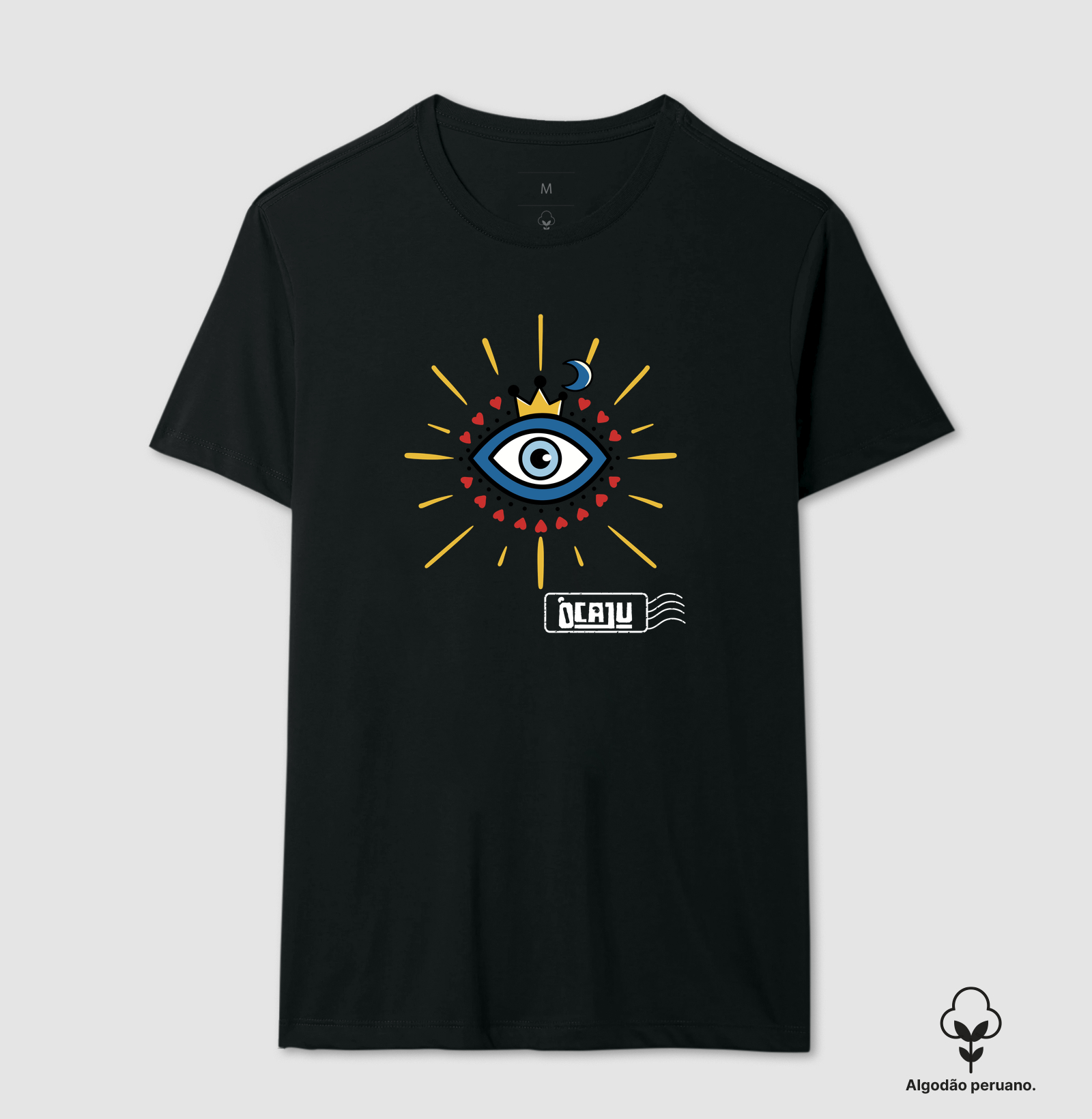 Olho Grego - Camiseta Algodão Peruano