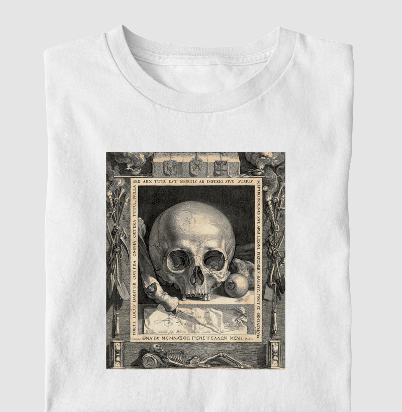 Camiseta Memento Mori - Lembra-te da morte