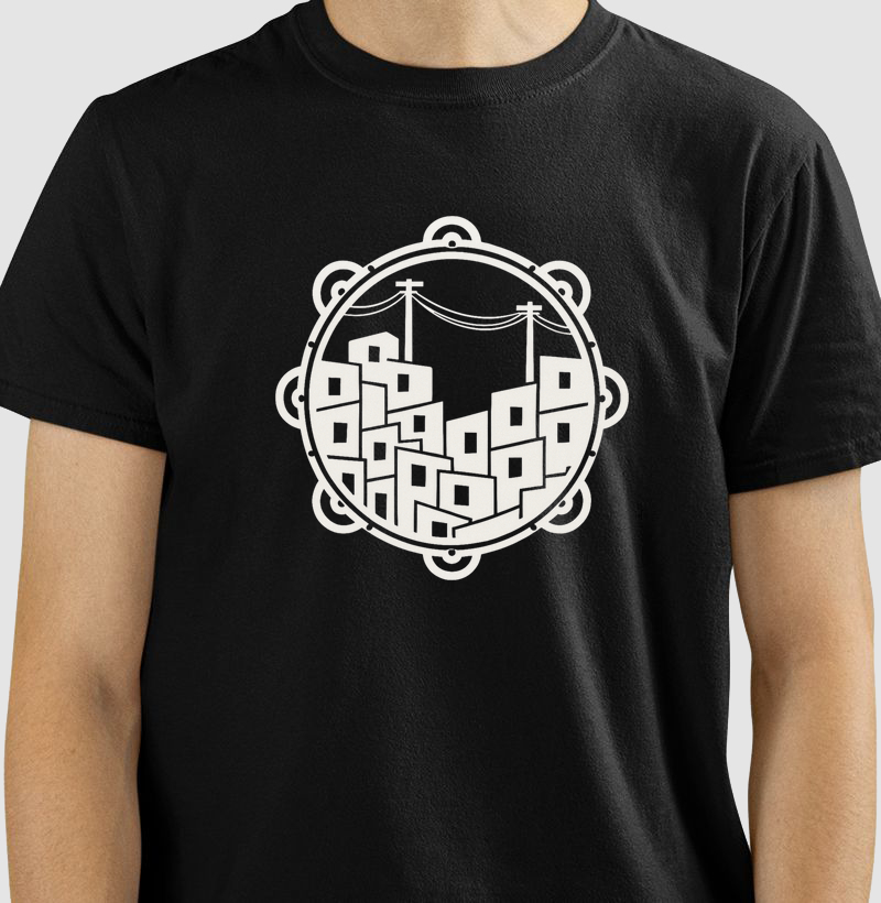 Pandeiro Favela White