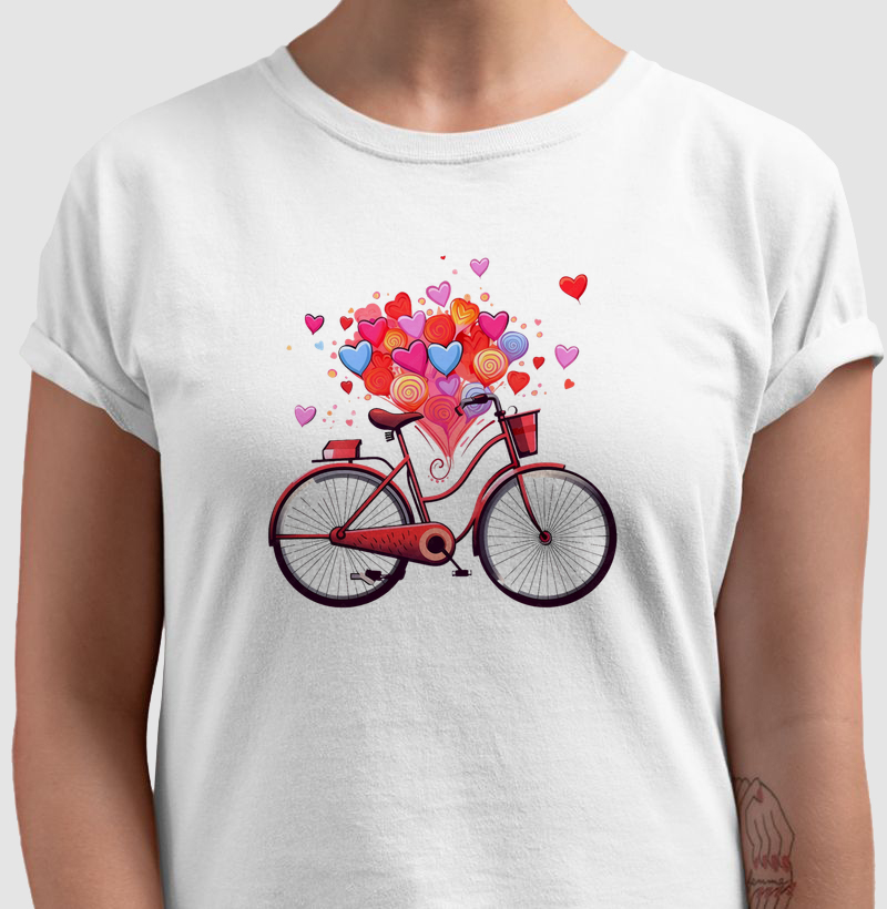 BIKE CORAÇÃO COLORIDO
