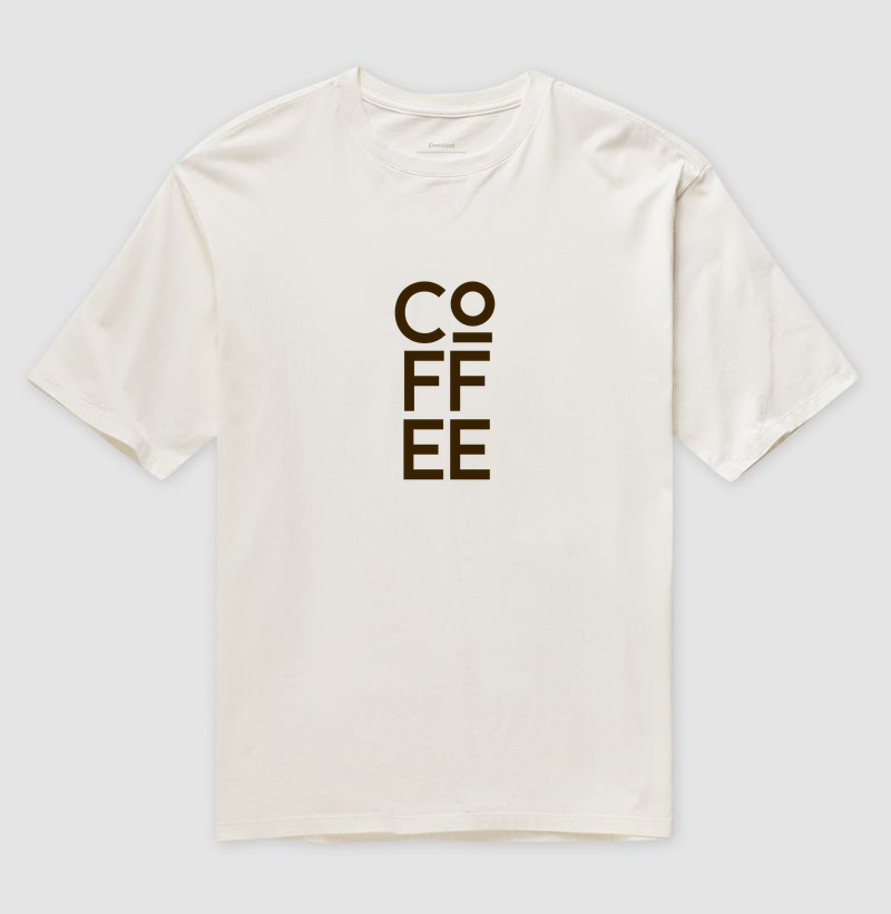 Camiseta Oversized Coffee