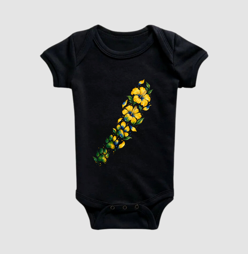 Flor Brasileira - Body Infantil