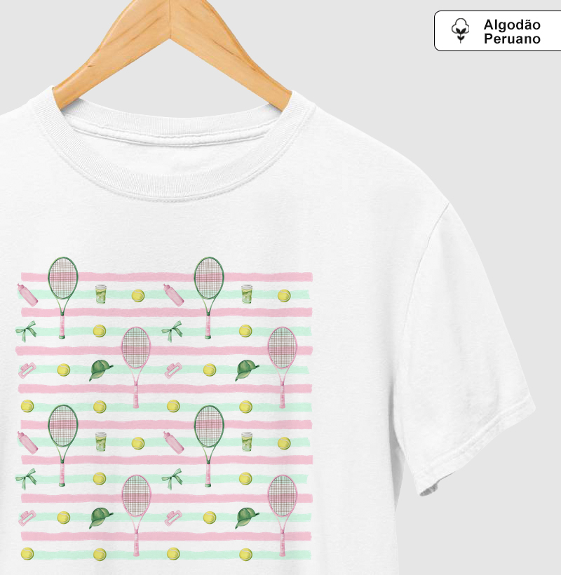 Kit Tennis Feminino - Camiseta Algodão Peruano