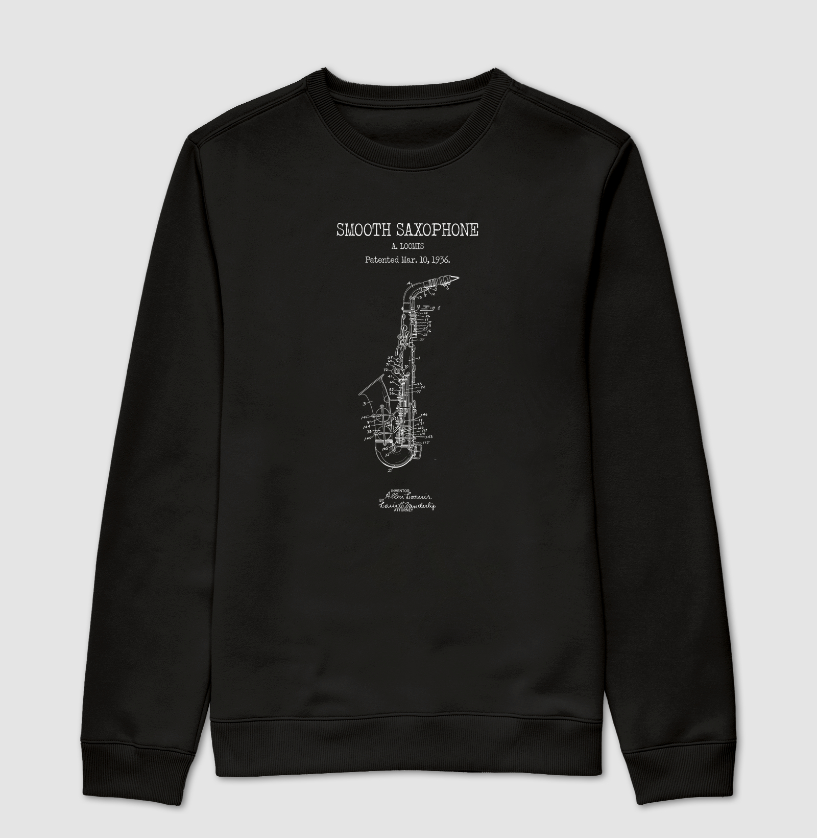 Smooth Saxophone Patent
