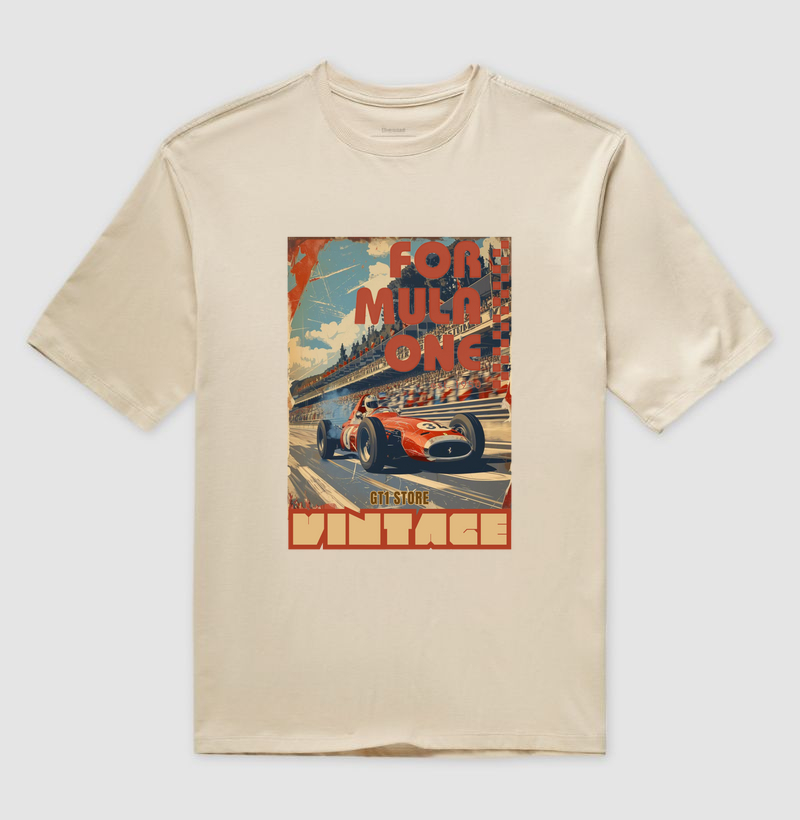 Camiseta Vintage F1 - Oversized