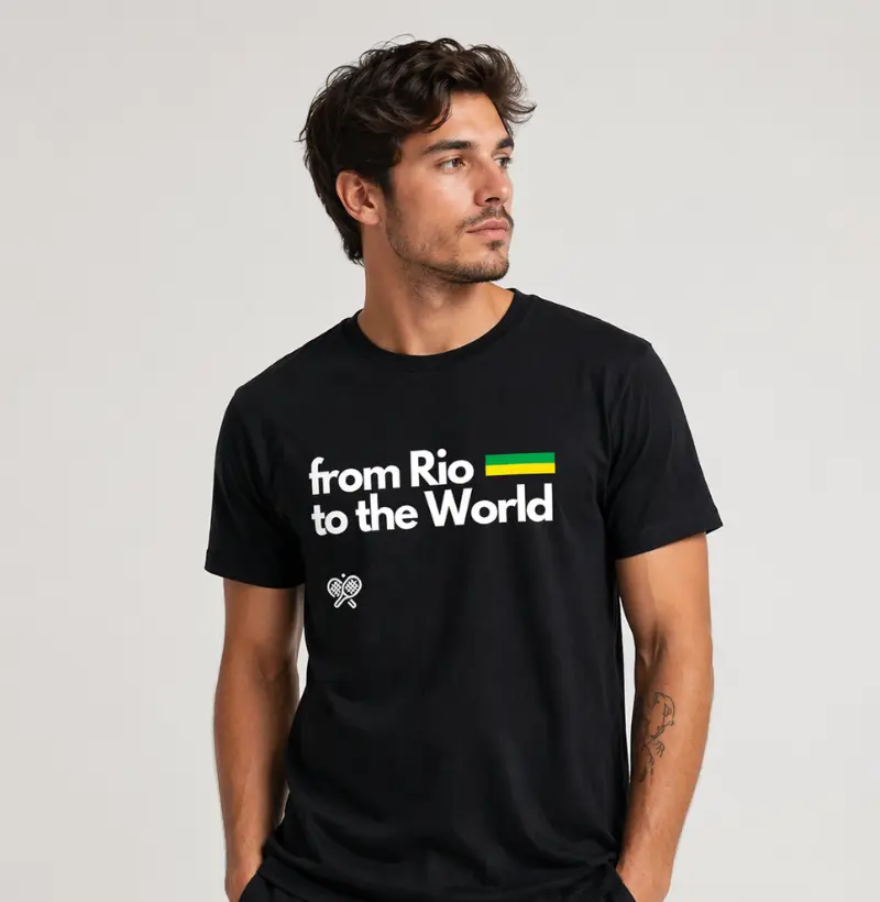 Camiseta From Rio to the World