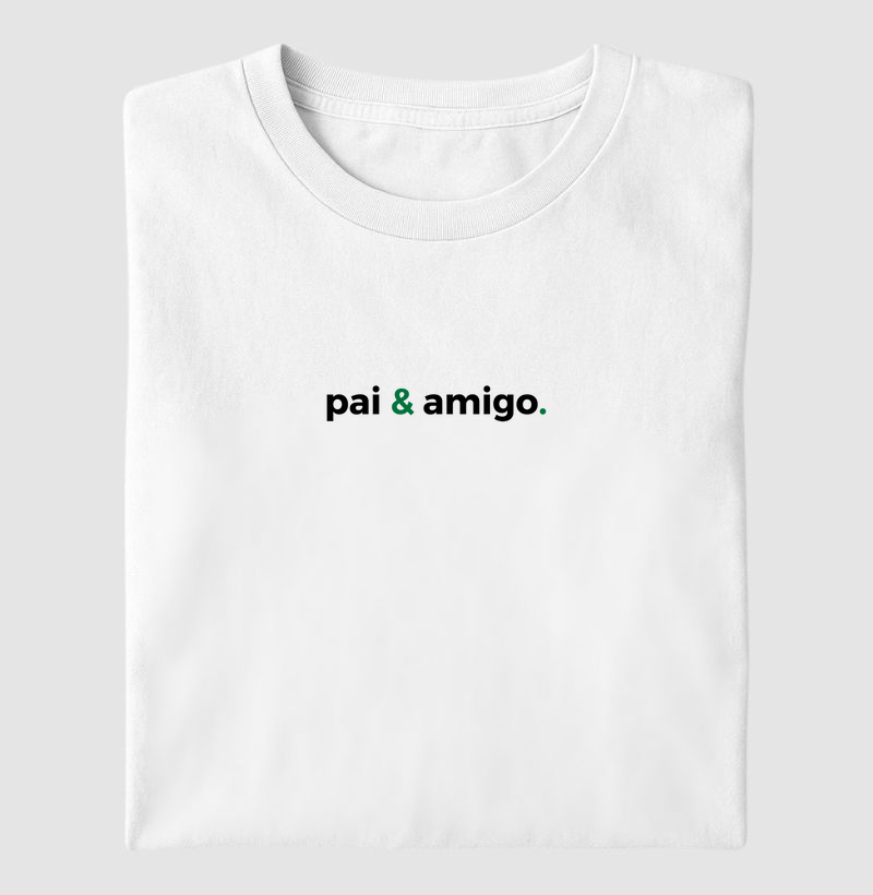 Camisa Pai & Amigo Preto & Verde