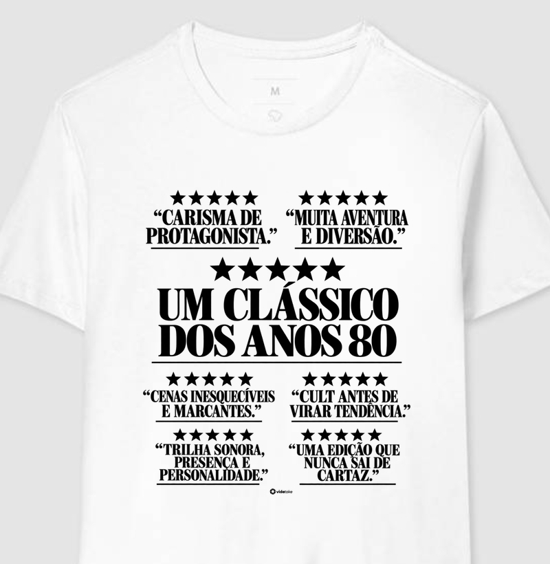 Camiseta Um Clássico dos Anos 80 – Edição Especial