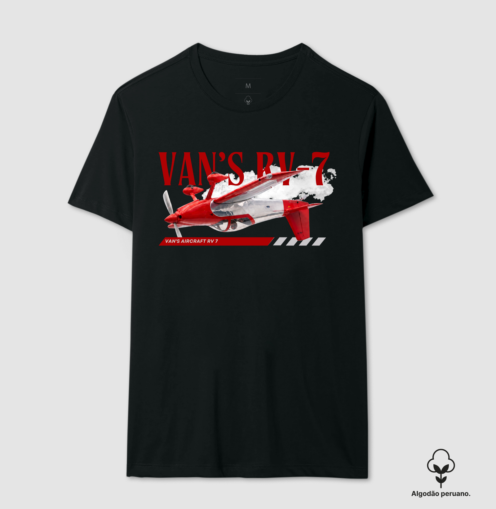 VAN´S RV-7 - Camiseta Algodão Peruano