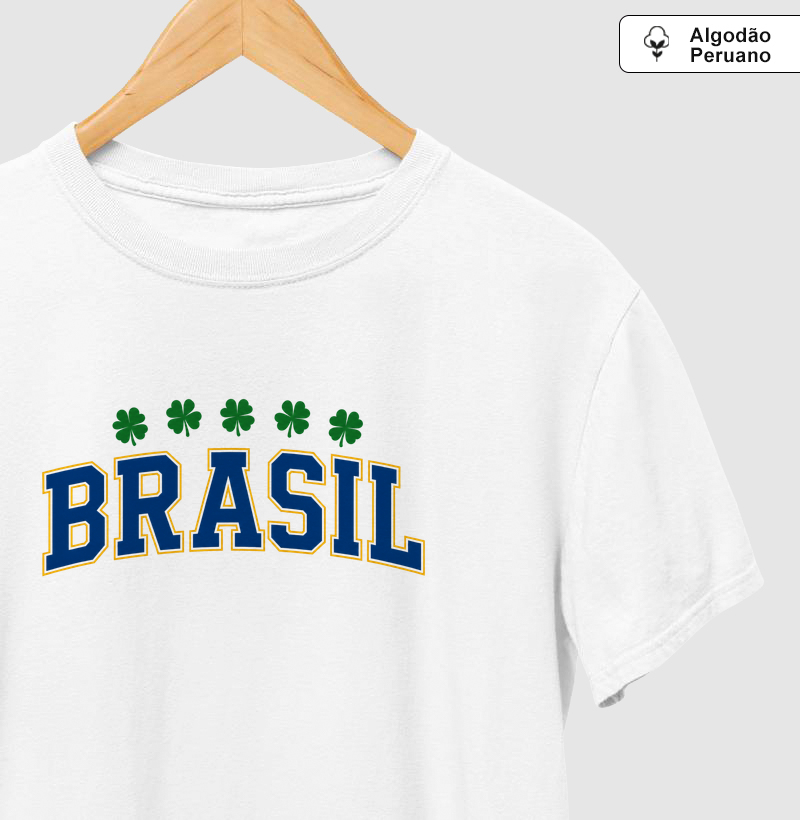 Camiseta Brasil Trevo da Sorte