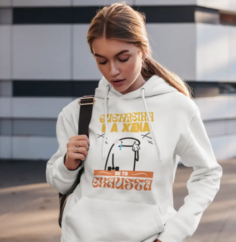 Guerreira é a Xena, eu tô exausta