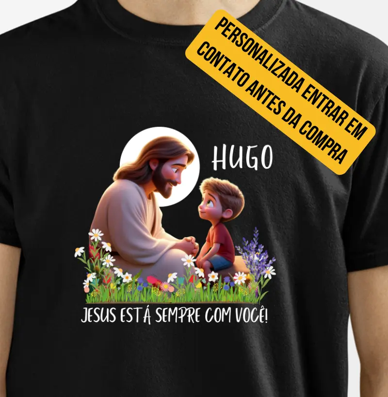 Personalizada - Jesus está sempre com você! Hugo