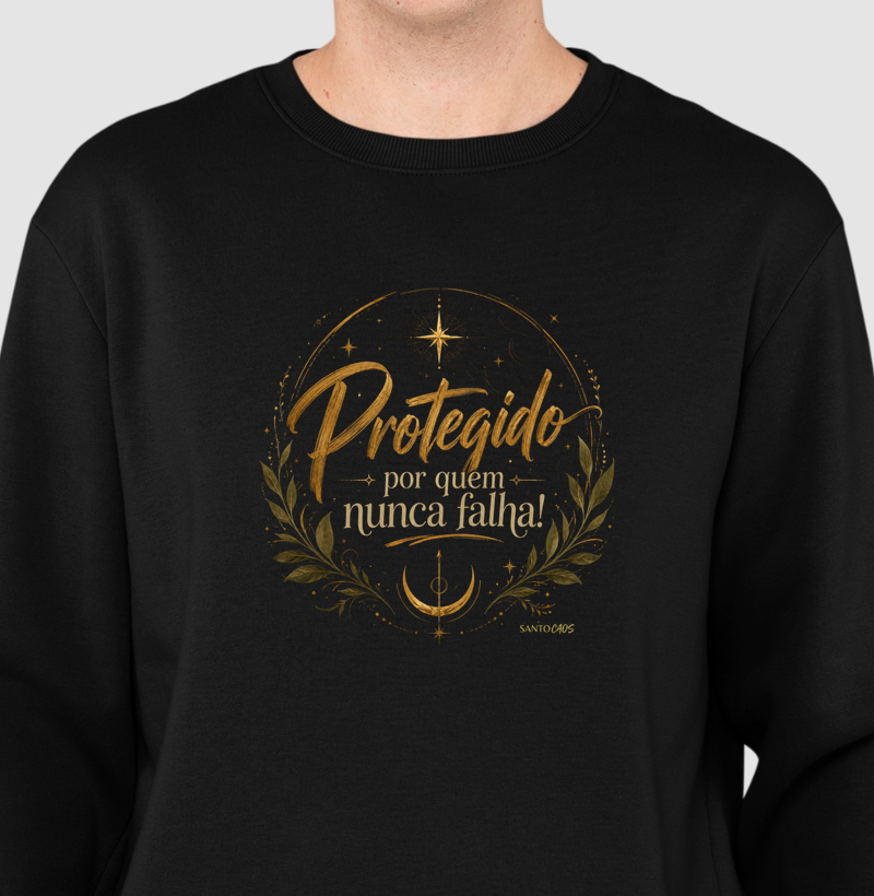 Protegido — Estampa Minimalista de Fé