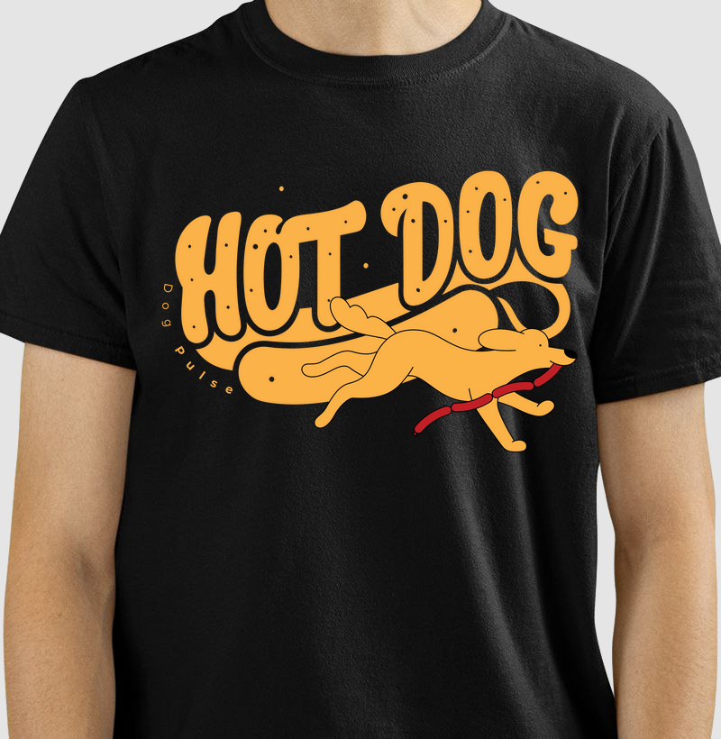 Camiseta Dog Pulse Hot Dog - Dogão Raiz