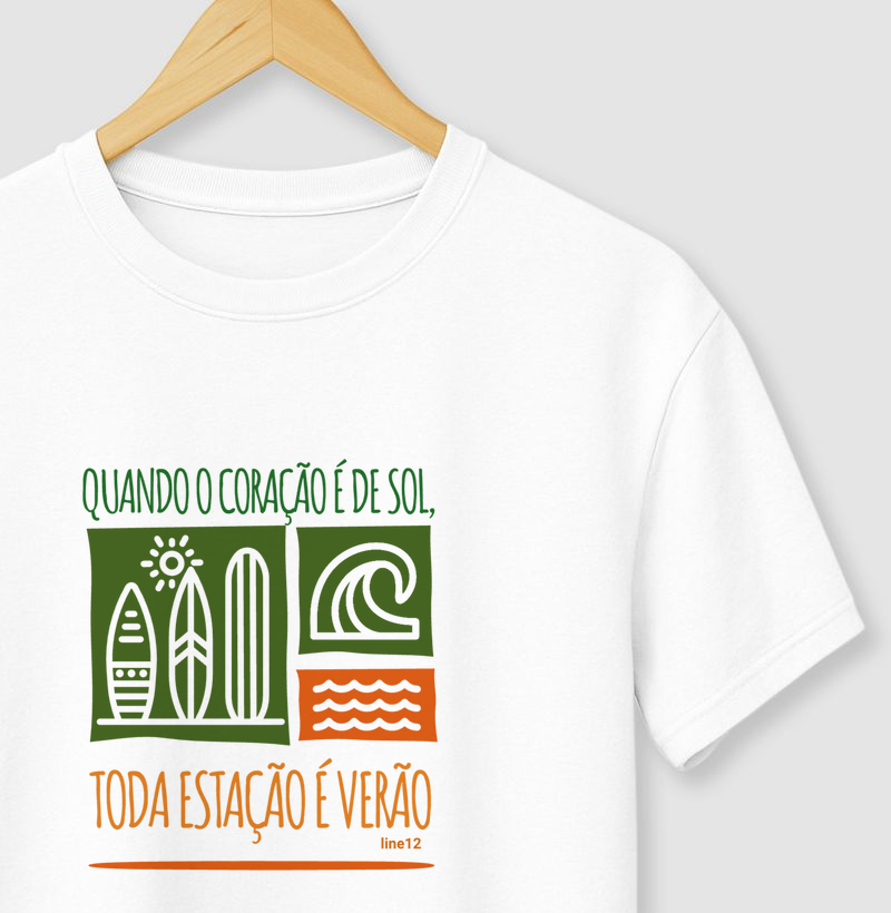 QUANDO O CORAÇÃO É DE SOL, TODA ESTAÇÃO É VERÃO