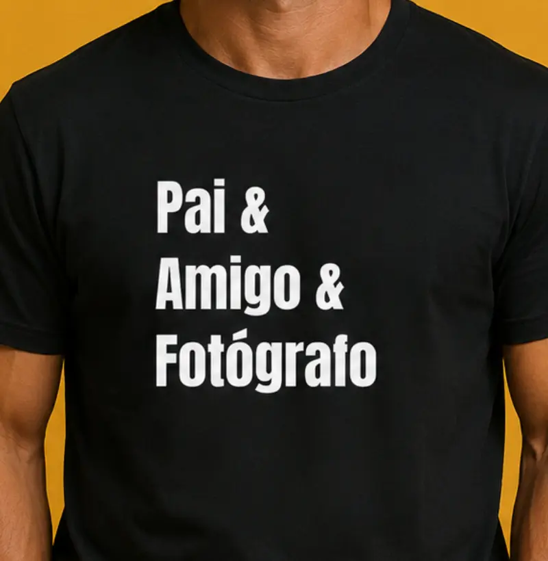 Pai amigo fotógrafo