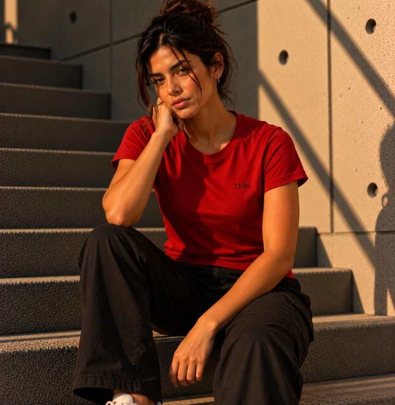 TRM Timeless Tee Feminina Red - Camiseta