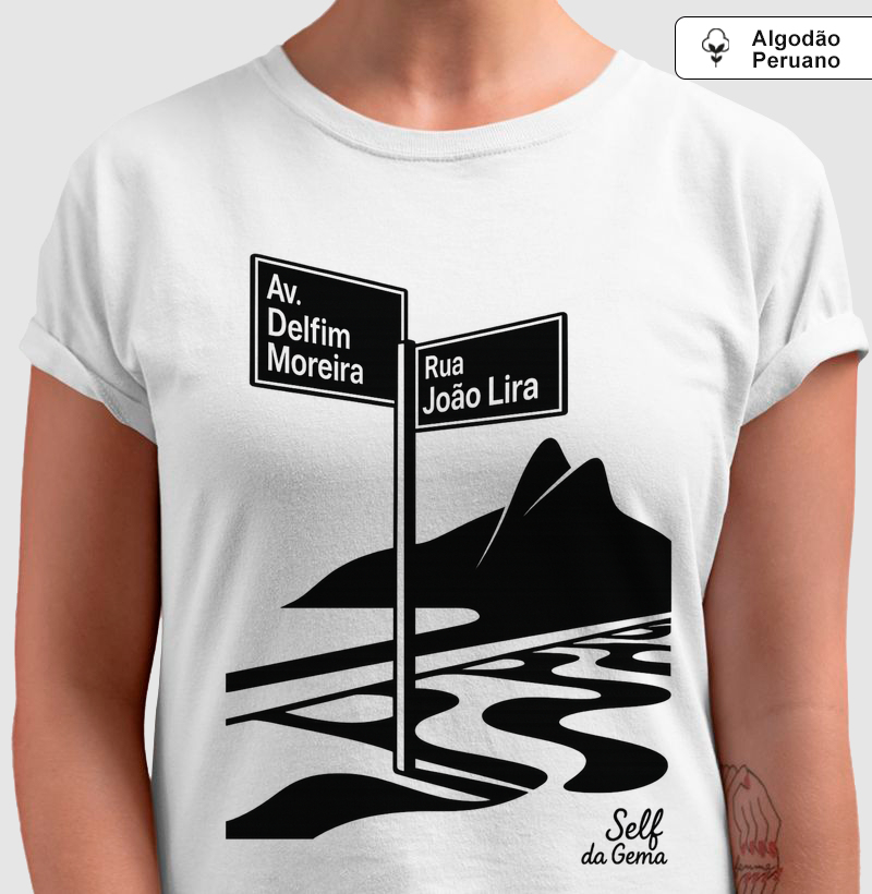 DELFIM & LIRA - Camiseta Algodão Peruano