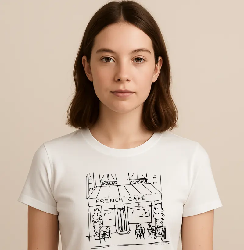 Camiseta French Café Black