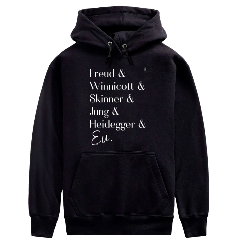 Moletom - Freud & Winnicott & Skinner & Jung & Heidegger & Eu