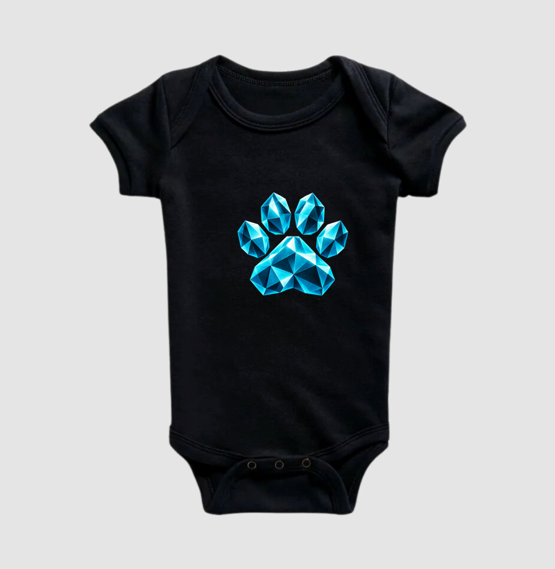 Pata Azul Cubista - Body Infantil