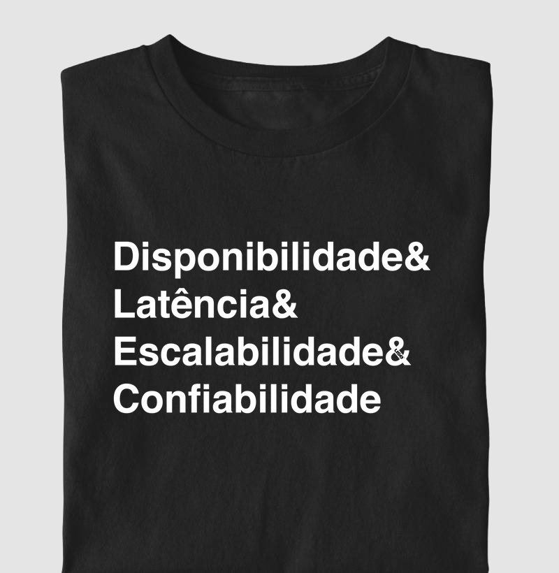 “Disponibilidade & Latência & Escalabilidade & Confiabilidade”   T.I
