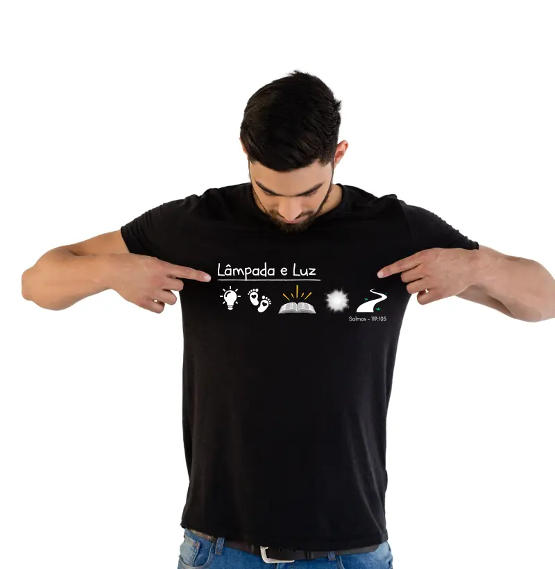 Camiseta Lâmpada e Luz