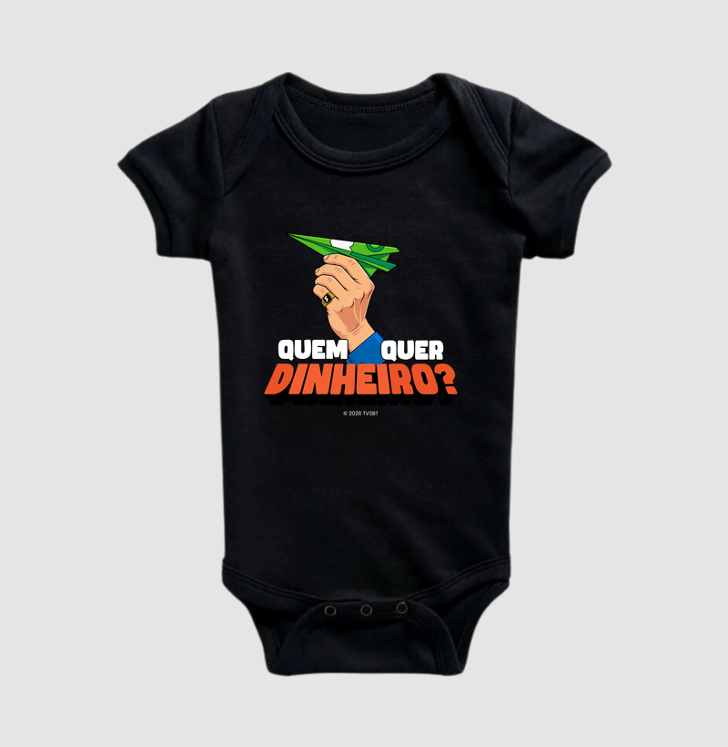 Quem quer dinheiro? - Aviãozinho do Silvio Santos - Body Infantil